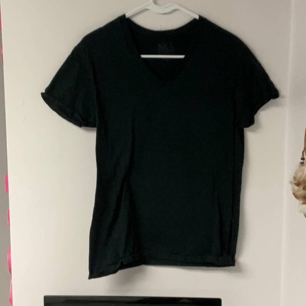 Plain black shirt